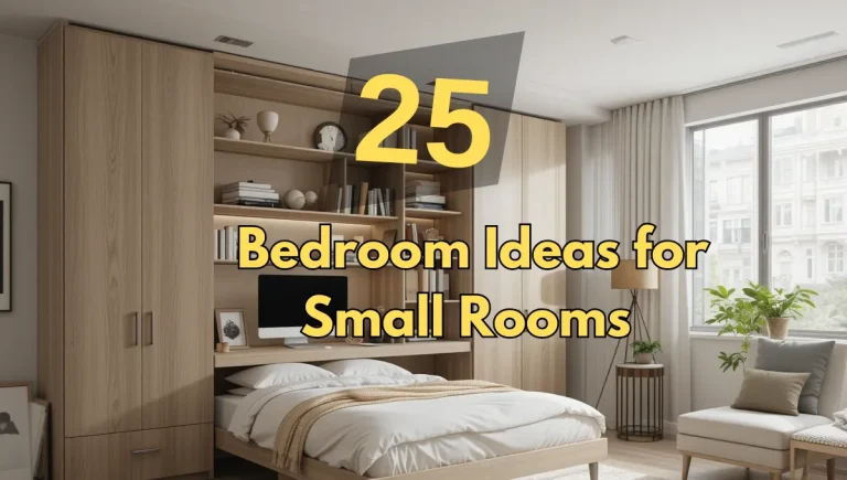 25 Space-Saving Bedroom Ideas for Small Rooms That Feel Bigger & Brighter