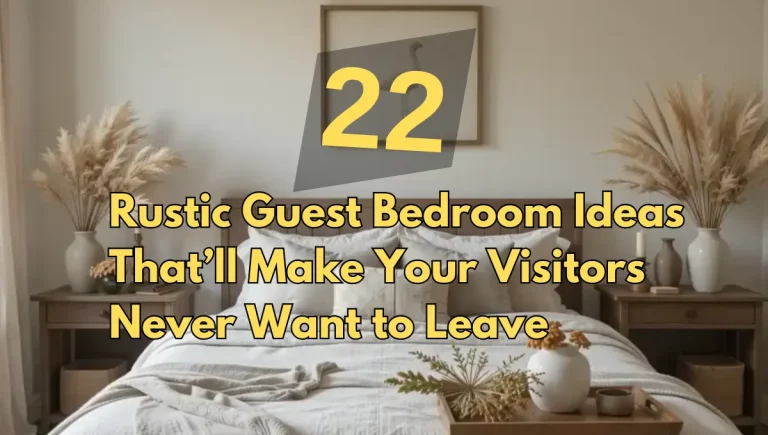 22 Rustic Guest Bedroom Ideas