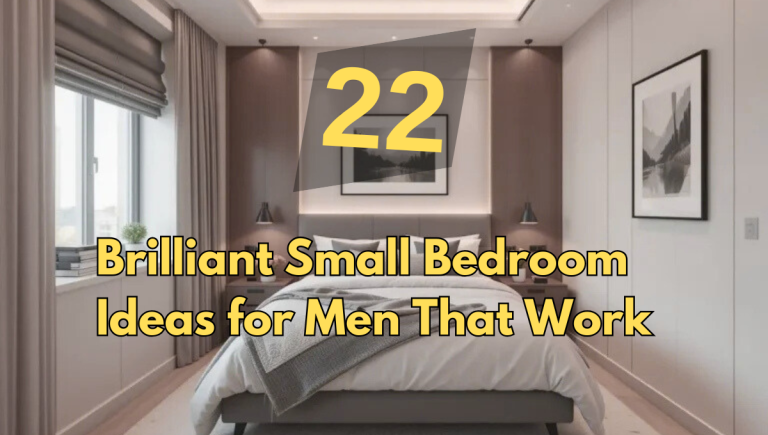 22 Small bedroom ideas for men