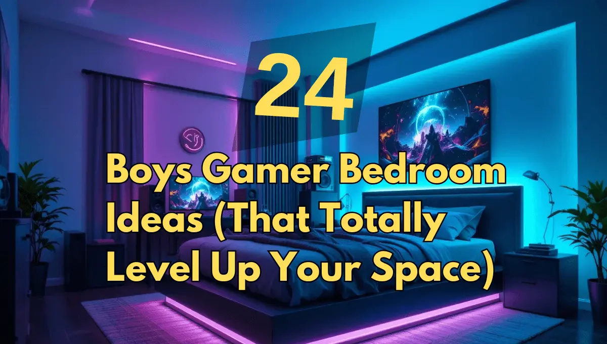 24 Boys Gamer Bedroom Ideas (That Totally Level Up Your Space)
