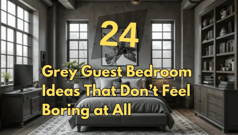 24 grey guest bedroom ideas
