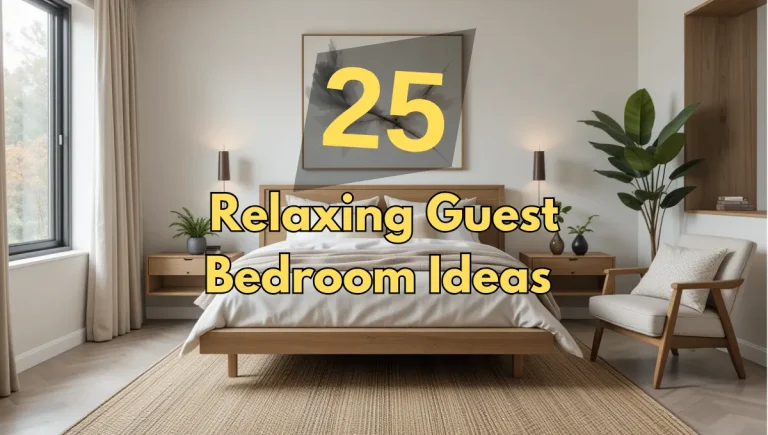 25 Relaxing Guest Bedroom Ideas That Go Way Beyond a Lumpy Pillow