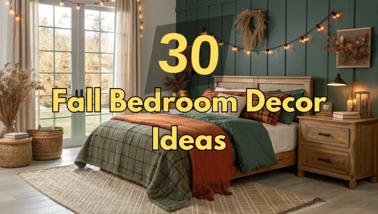 30 Fall Bedroom Decor Ideas to Make Your Space Cozy & Irresistible – Try Them Now