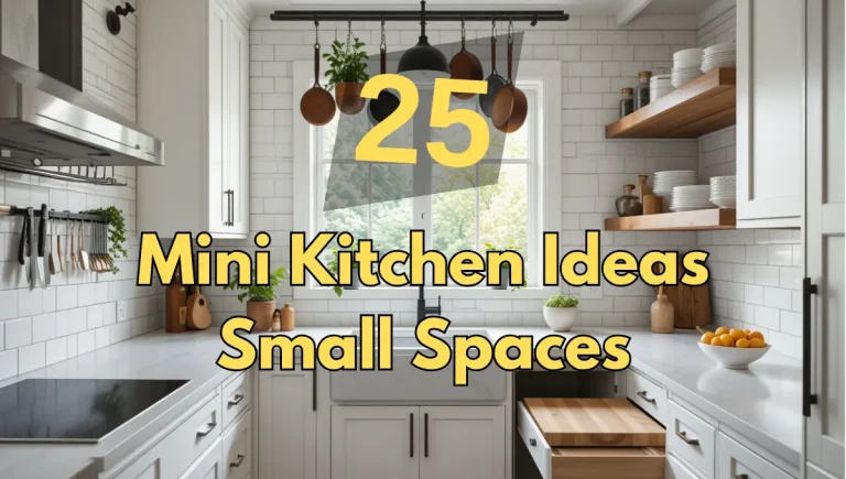 25 Mini Kitchen Ideas Small Spaces That Look Big & More Beautiful 