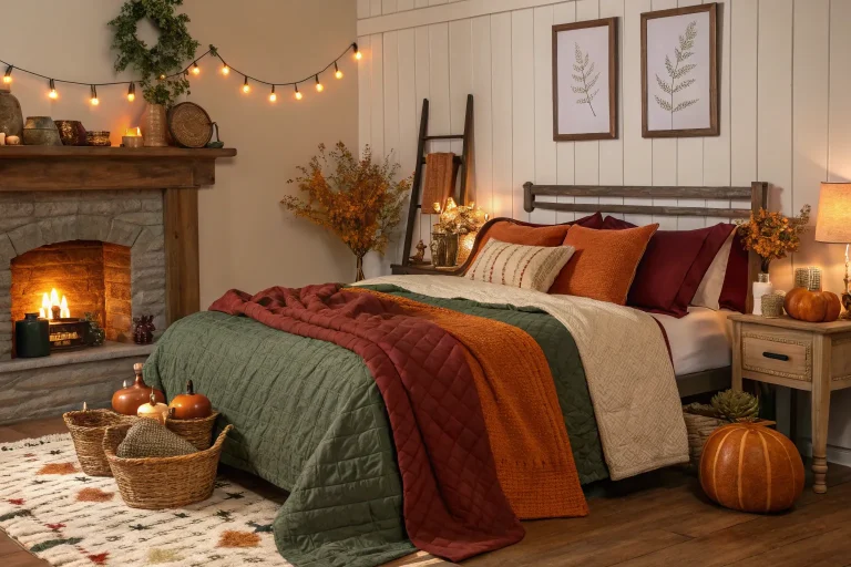 Top 24 Cozy Fall Bedroom Aesthetic Ideas