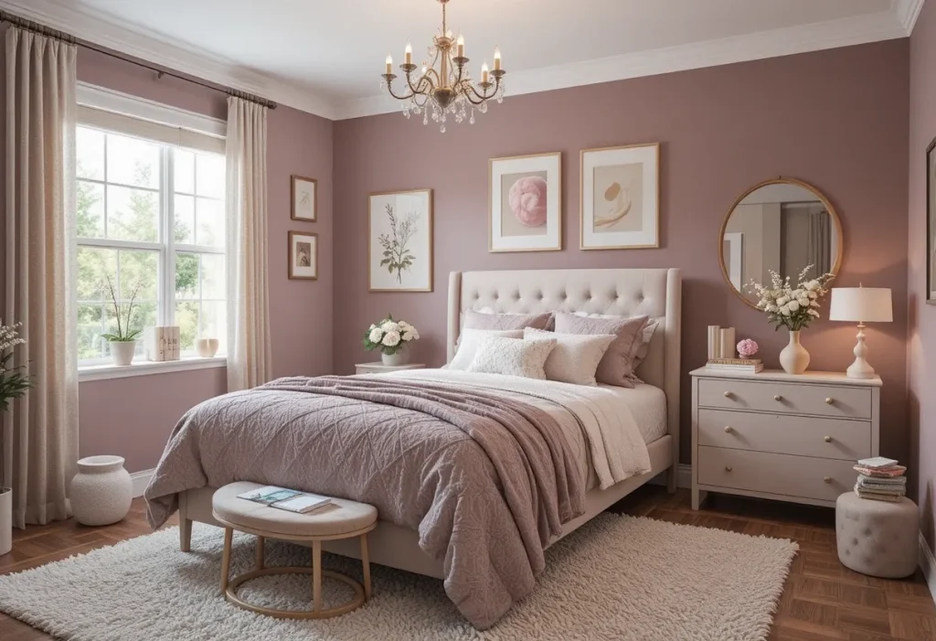 Top 5 Light & Feminine Teen Room Ideas in Blushed Mauve and Warm White Sand
