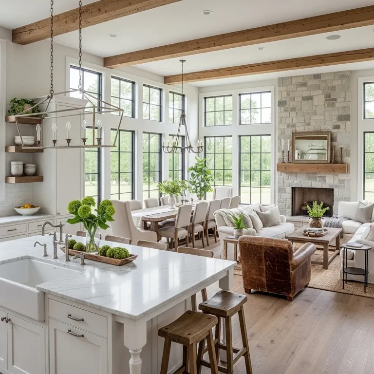 18 Stunning White Farmhouse Kitchen Ideas and Cozy Rustic Touches