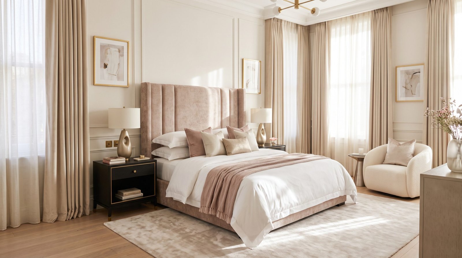 Living room decor inspiration featuring coordinated furniture and welcoming home styling