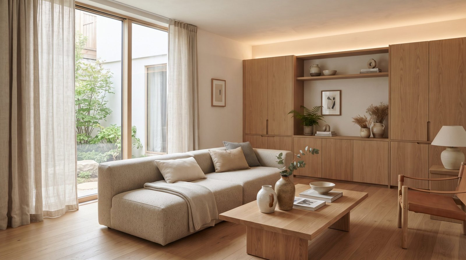 Stylish home workspace inspiration suitable for focused work and online meetings