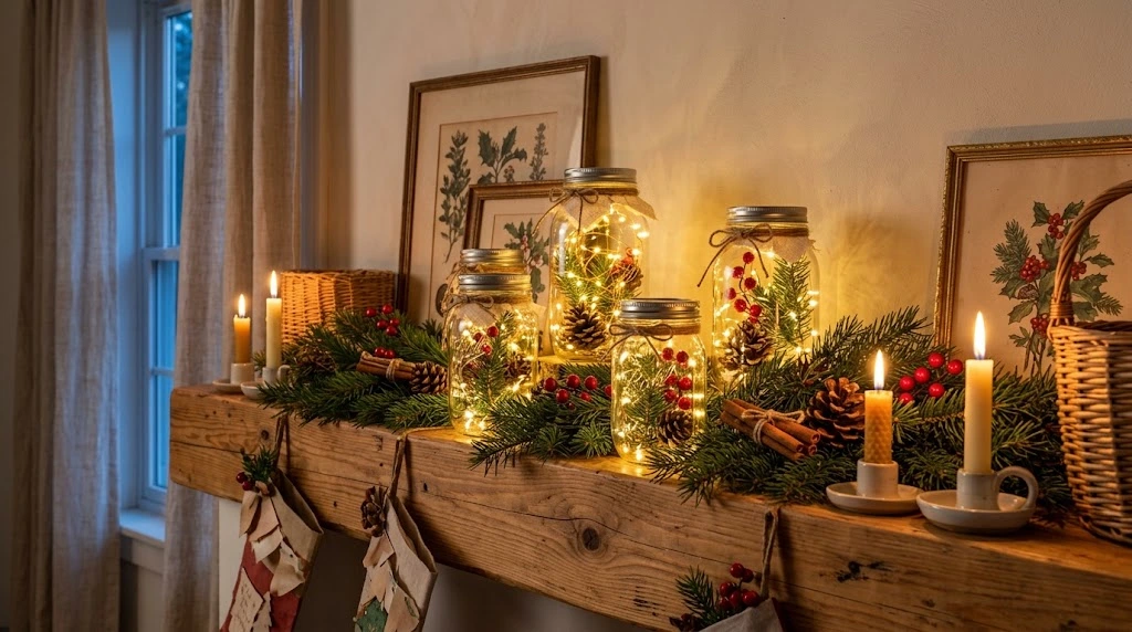 Cozy Christmas lighting ideas for indoor holiday decoration