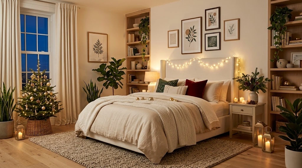 Festive Christmas home decor inspiration with decorative lighting