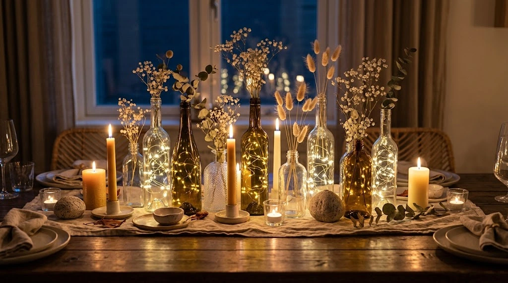 creative home decor ideas using wine bottles
